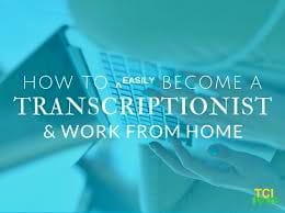 home Transcription work